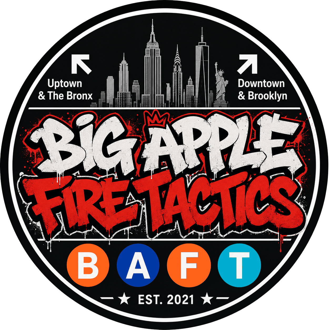 2.5" BAFT Subway Series Sticker